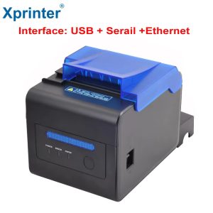 A 300MM/S Thermal Kitchen Receipt Printer USB+Ethernet+Serial
